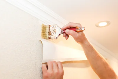 Pose de papier peint à Leschelle — revêtements muraux et toiles de verre
